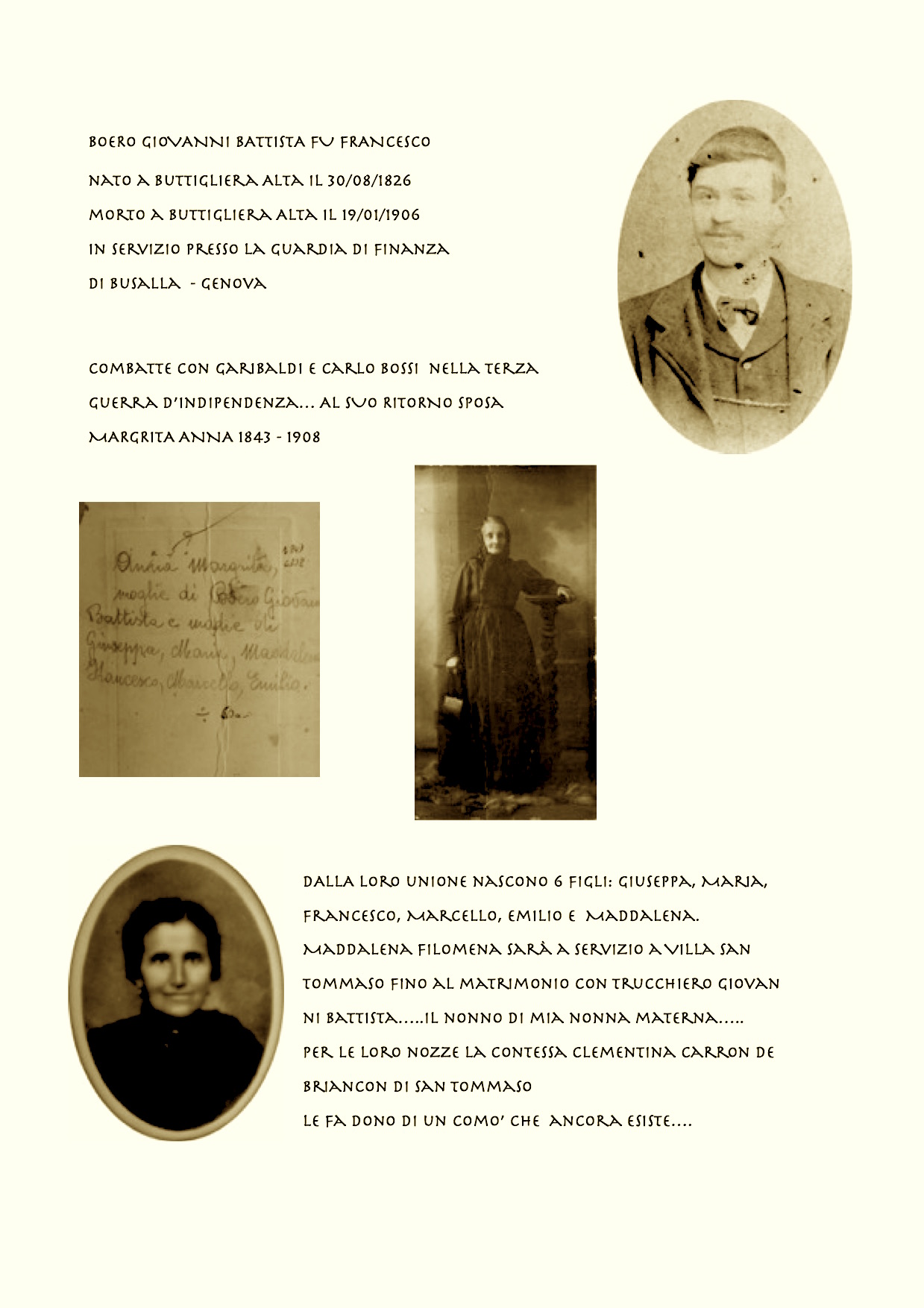 IL FILO DELLA MEMORIA IL FILO DELLA MEMORIA